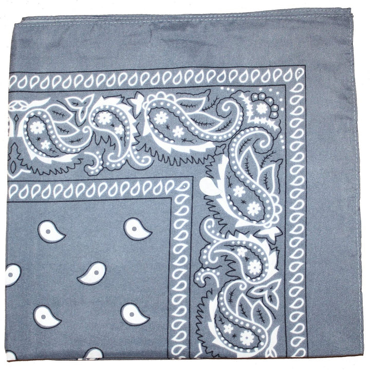 X-Large Paisley Bandana 27x27 inches 100% Cotton Unisex Soft Breathable Fashion Image 1