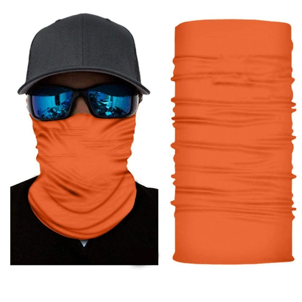 Face Cover Mask Neck Gaiter Elastic and Microfiber Tube Neck Warmer- Pack of 4 Image 7