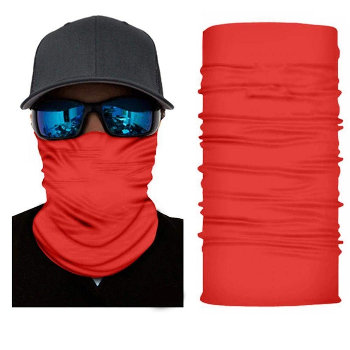 Face Cover Mask Neck Gaiter Elastic and Microfiber Tube Neck Warmer- Pack of 4 Image 8