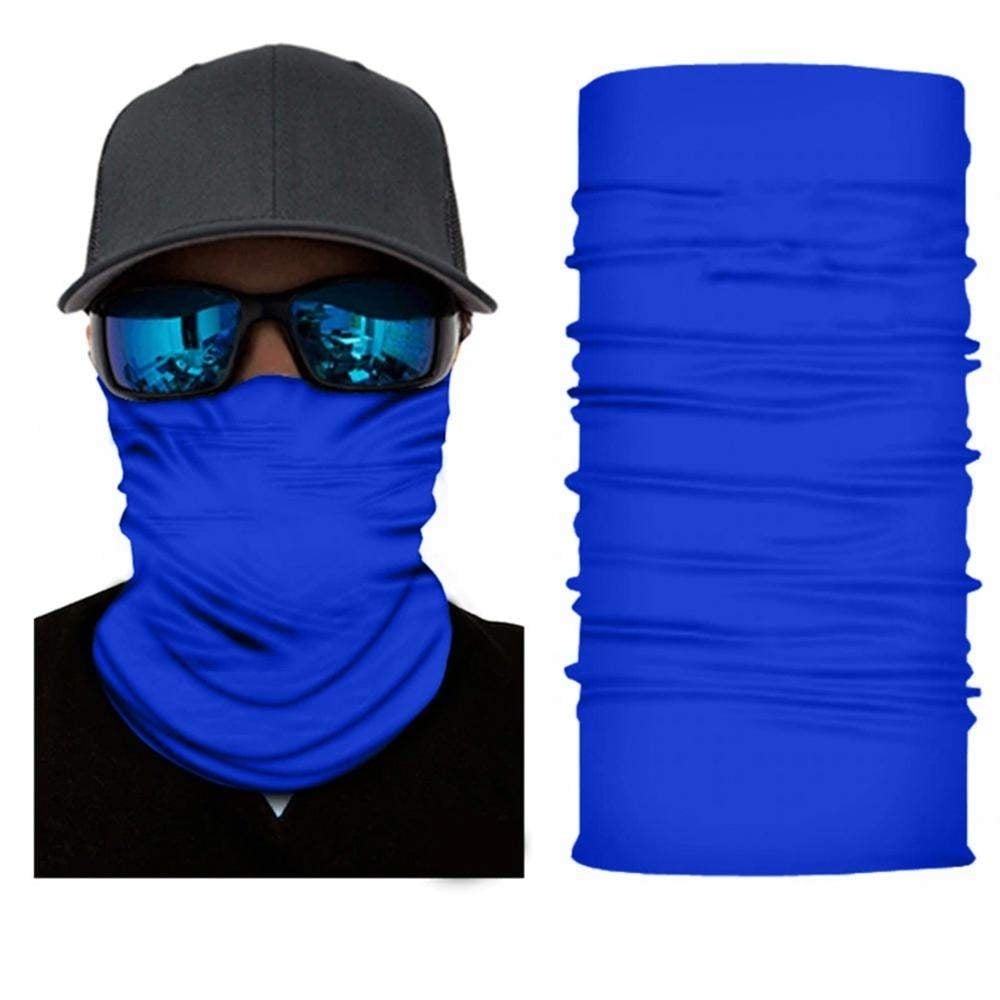 Face Cover Mask Neck Gaiter Elastic and Microfiber Tube Neck Warmer- Pack of 4 Image 1