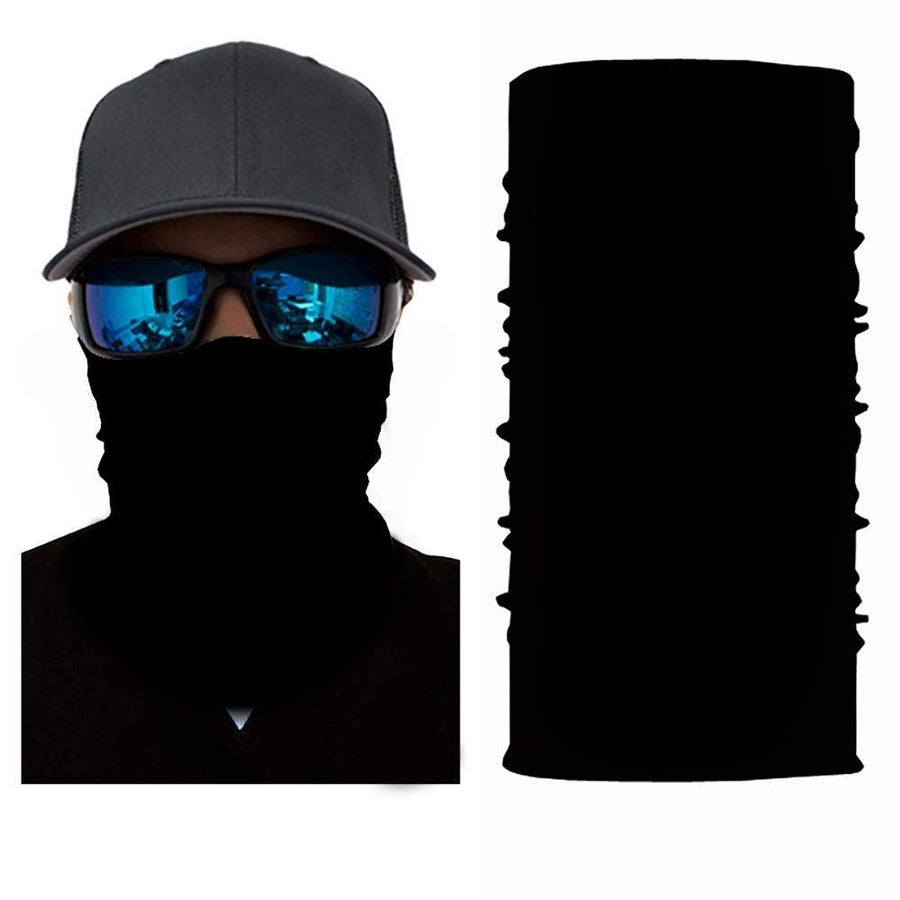Jordefano Face Cover Mask Neck Gaiter with Dust UV Protection Tube Neck Warmer- Pack of 5 Image 1
