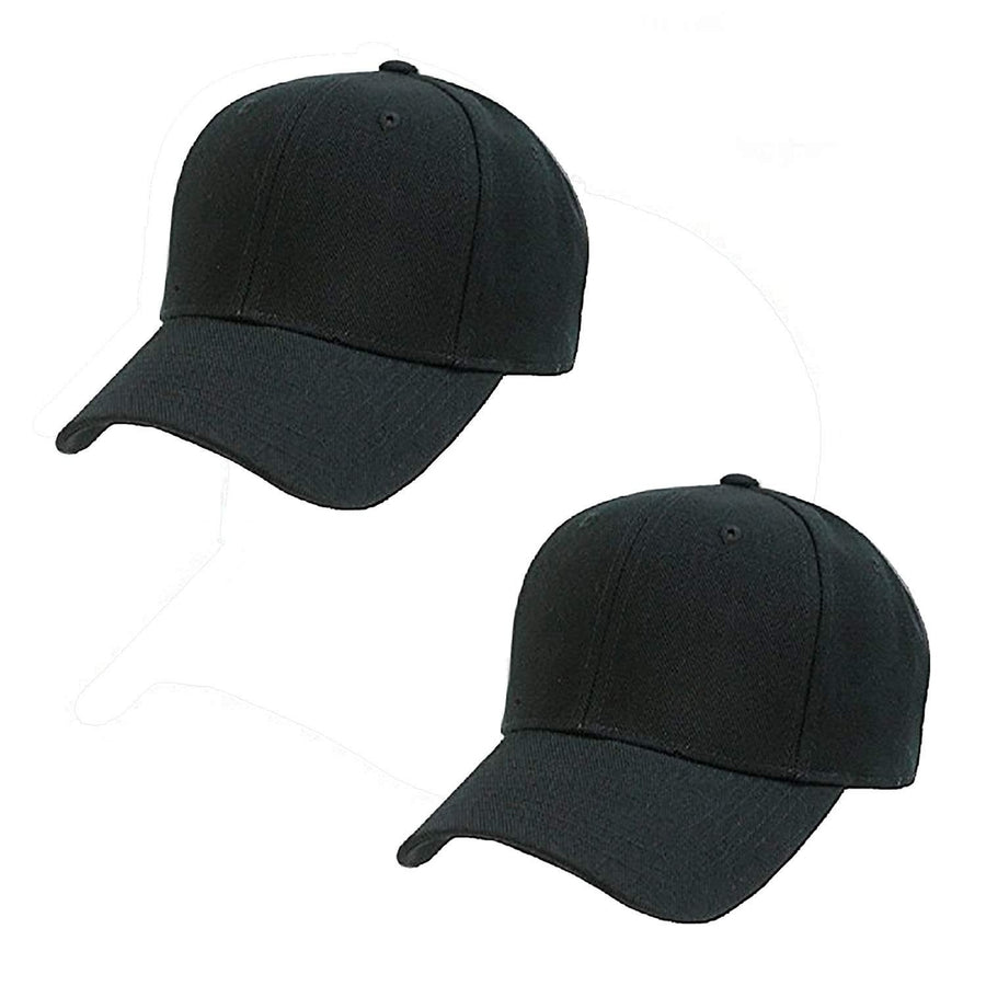 Mechaly Unisex Baseball Cap Hat 2 Pack Adjustable **** Comfortable Headwear Image 1