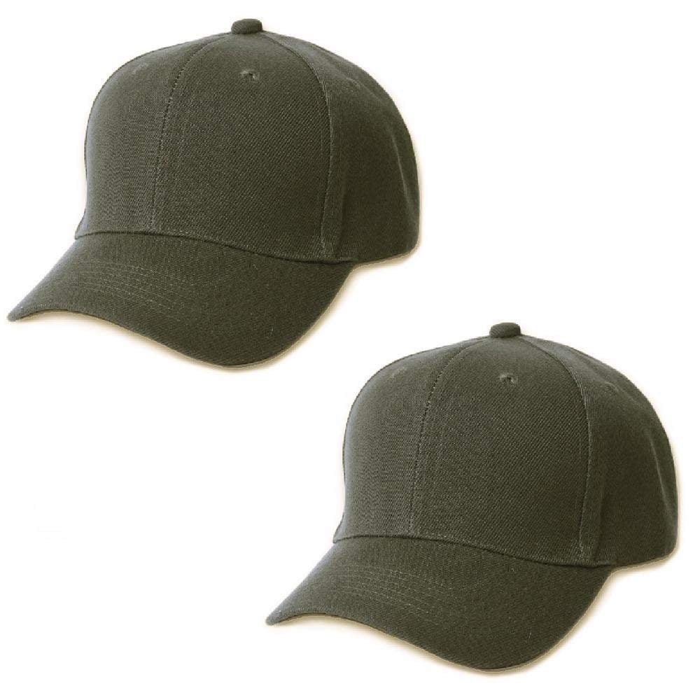 Mechaly Unisex Baseball Cap Hat 2 Pack Adjustable **** Comfortable Headwear Image 1