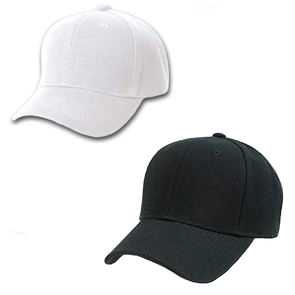 Mechaly Comfortable Solid Unisex Baseball Cap Hat - 2 Pack Image 11