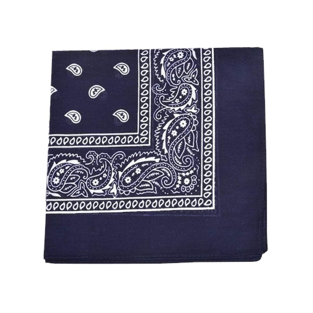 Mechaly Extra Large Polyester Paisley Bandana 27x27 Inches Multicolor Decor Image 4