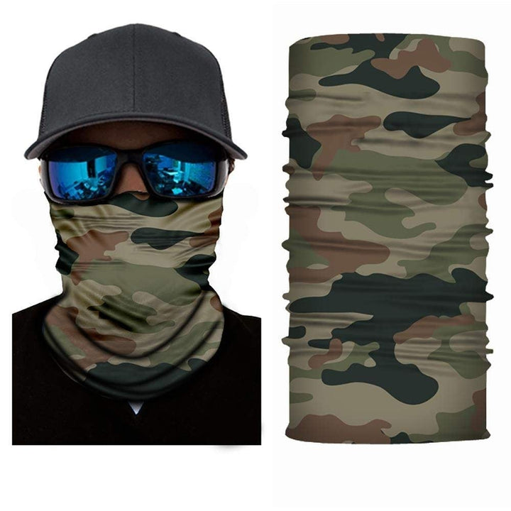 Mechaly Neck Gaiter Face Cover UV Protection Breathable Multi-Functional Wear Image 2