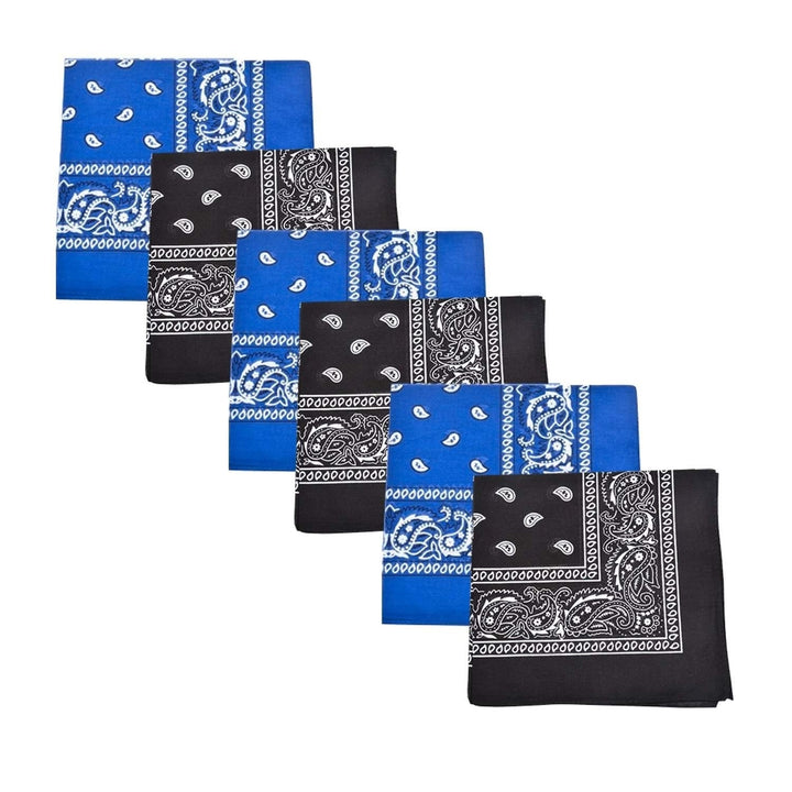 Mechaly 100% Cotton Paisley Bandanas 6 Pack Lightweight Comfortable Accessories Image 4