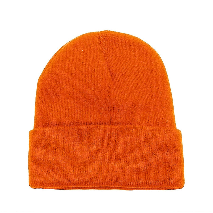 12 Pack Plain Long Cuffed Mens Beanies Skullies Multipack Bulk Image 7