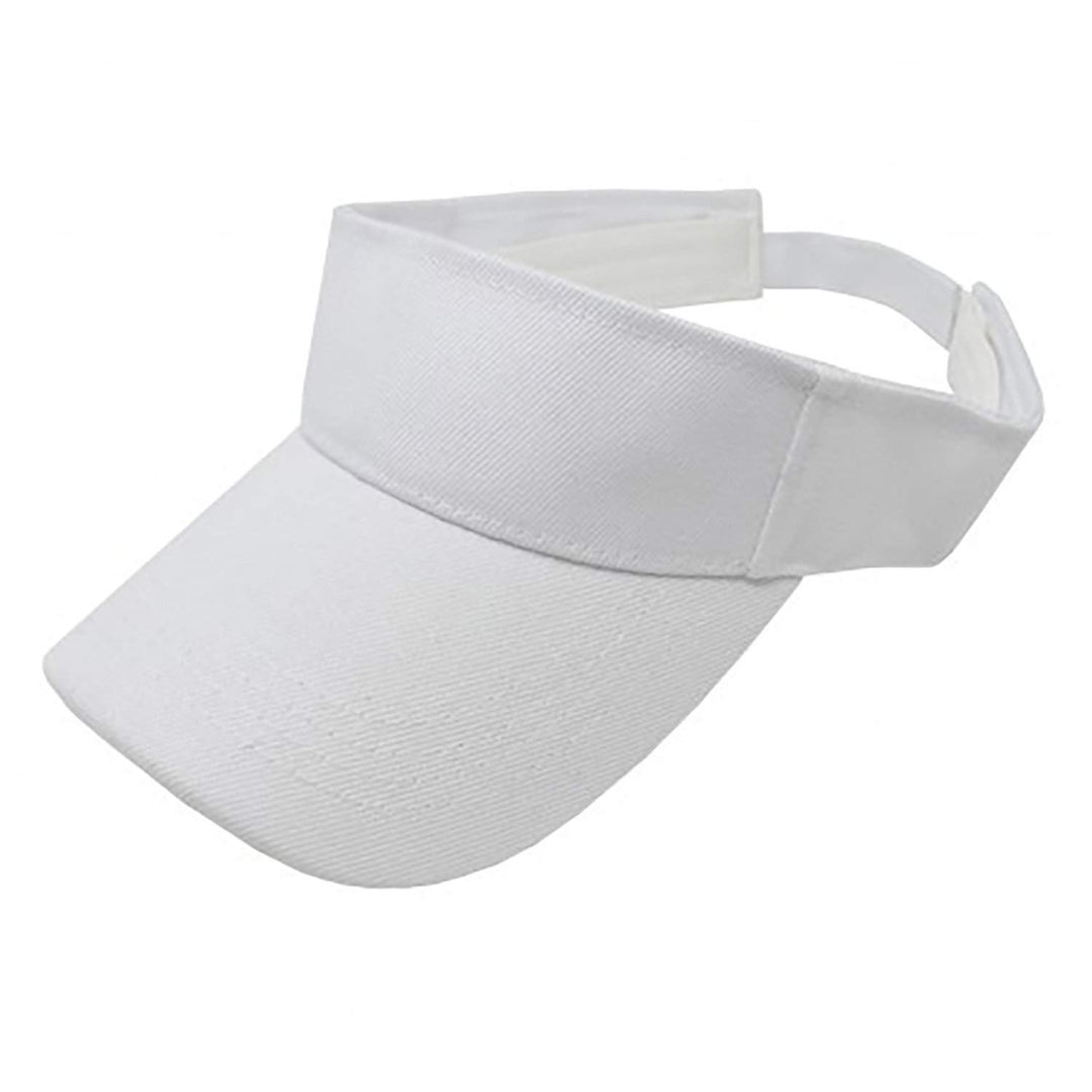 12 Pack Adjustable Sun Visor Caps Lightweight Polyester Sports Hats One Size Image 9