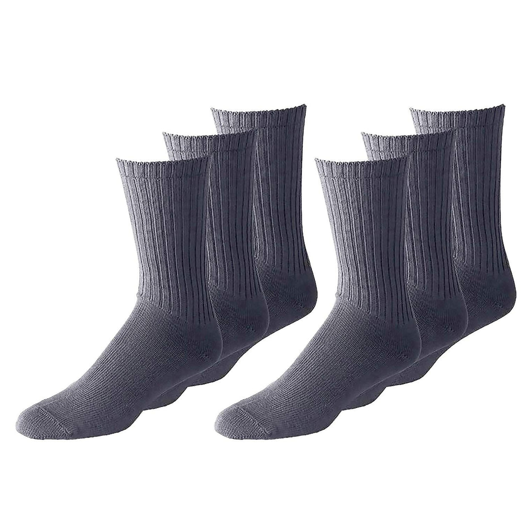 144 Pairs Qraftsy Mens Athletic Crew Socks - Bulk Wholesale Packs - Any Shoe Size Image 2