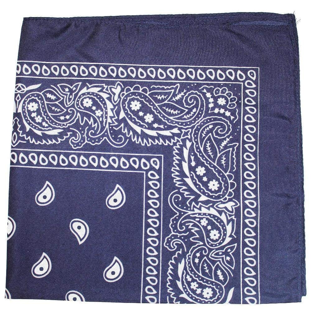 Qraftsy 250 Pack Polyester Paisley Bandanas Bulk Lot Fashion Accessories Image 4