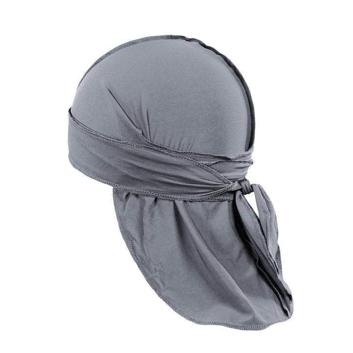 6 Pack Mens Durag Headwrap Waves Doo Rag Headscarf Long Tail Comfortable Straps Image 3