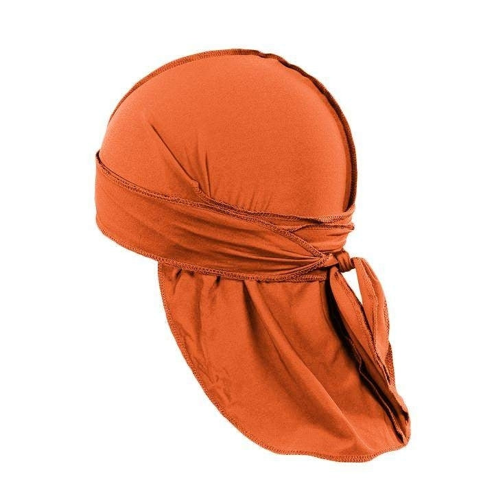 6 Pack Mens Durag Headwrap Waves Doo Rag Headscarf Long Tail Comfortable Straps Image 4