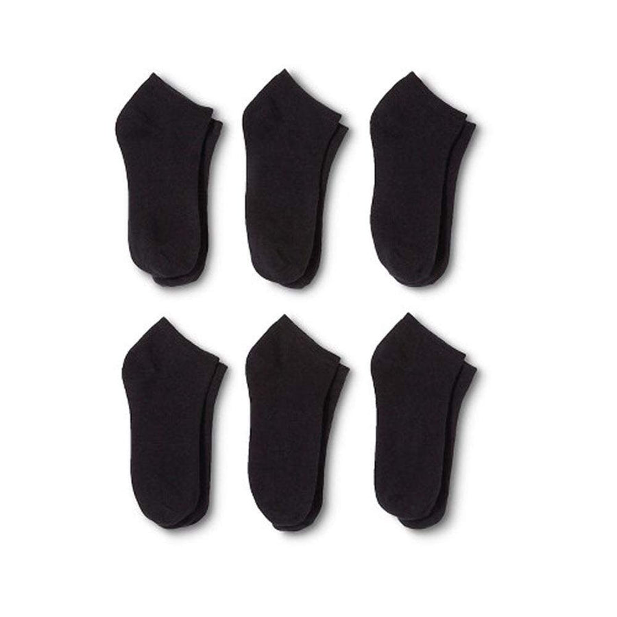Mechaly Unisex Indoor and Outdoor Crew and Low Cut Cotton Socks - 12 Pack Image 1