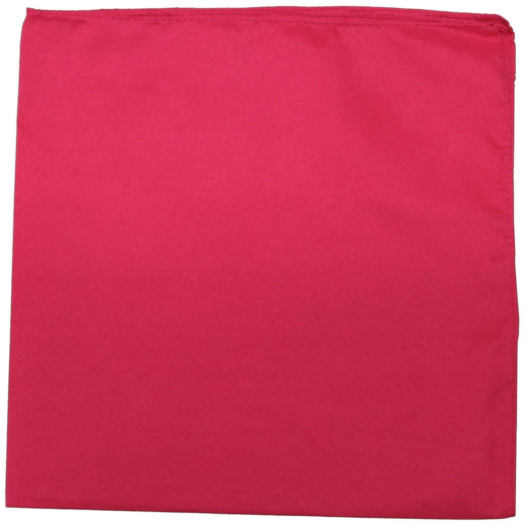 Pack of 10 22x22 Basic Polyester Bandanas Unisex Solid Colors for Everyday Use Image 1