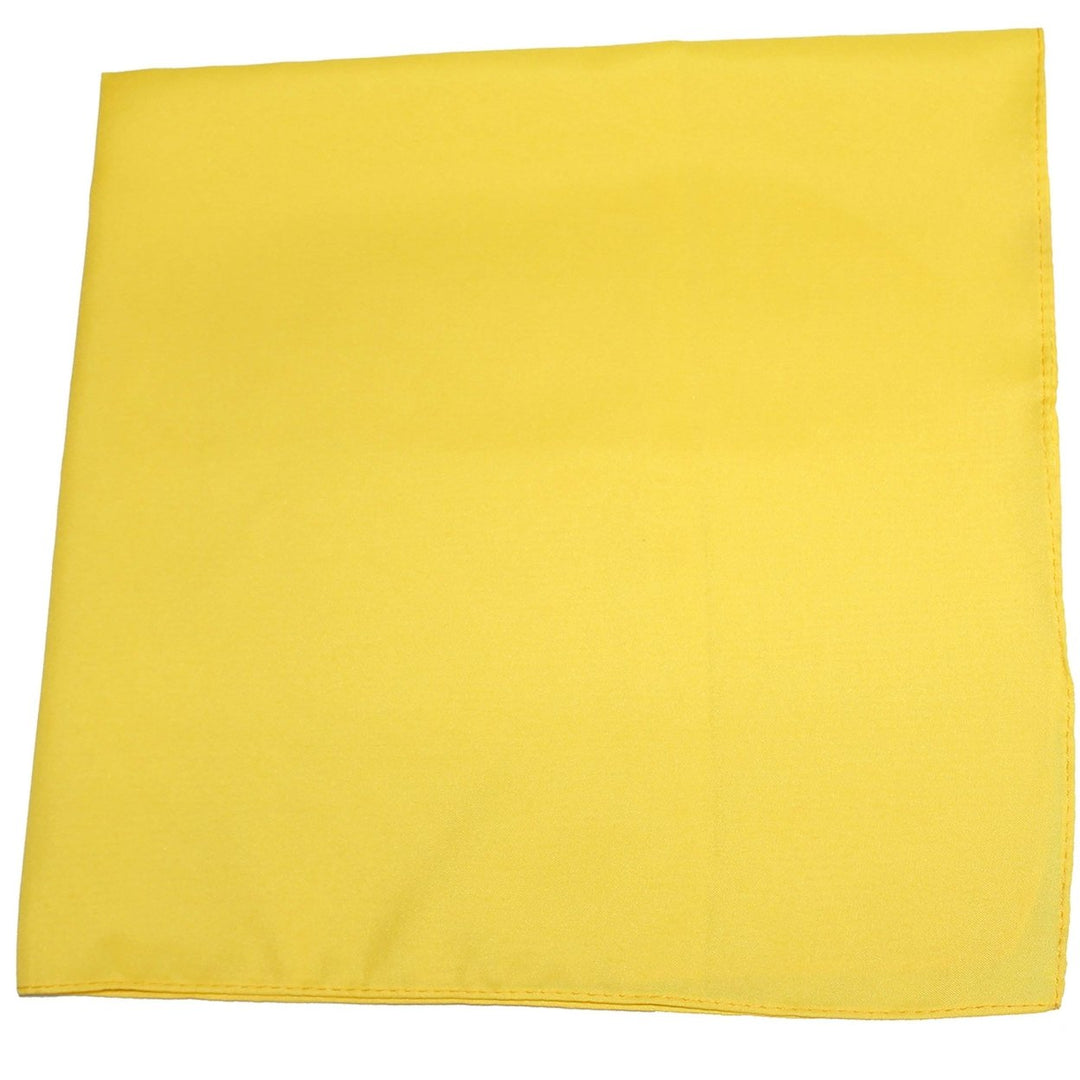 Pack of 10 22x22 Basic Polyester Bandanas Unisex Solid Colors for Everyday Use Image 10