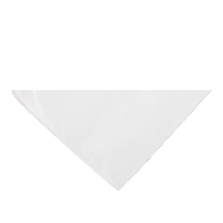 Jordefano Pack of 11 Triangle Cotton Bandanas Solid Colors 30x19 Poly Cotton Image 1