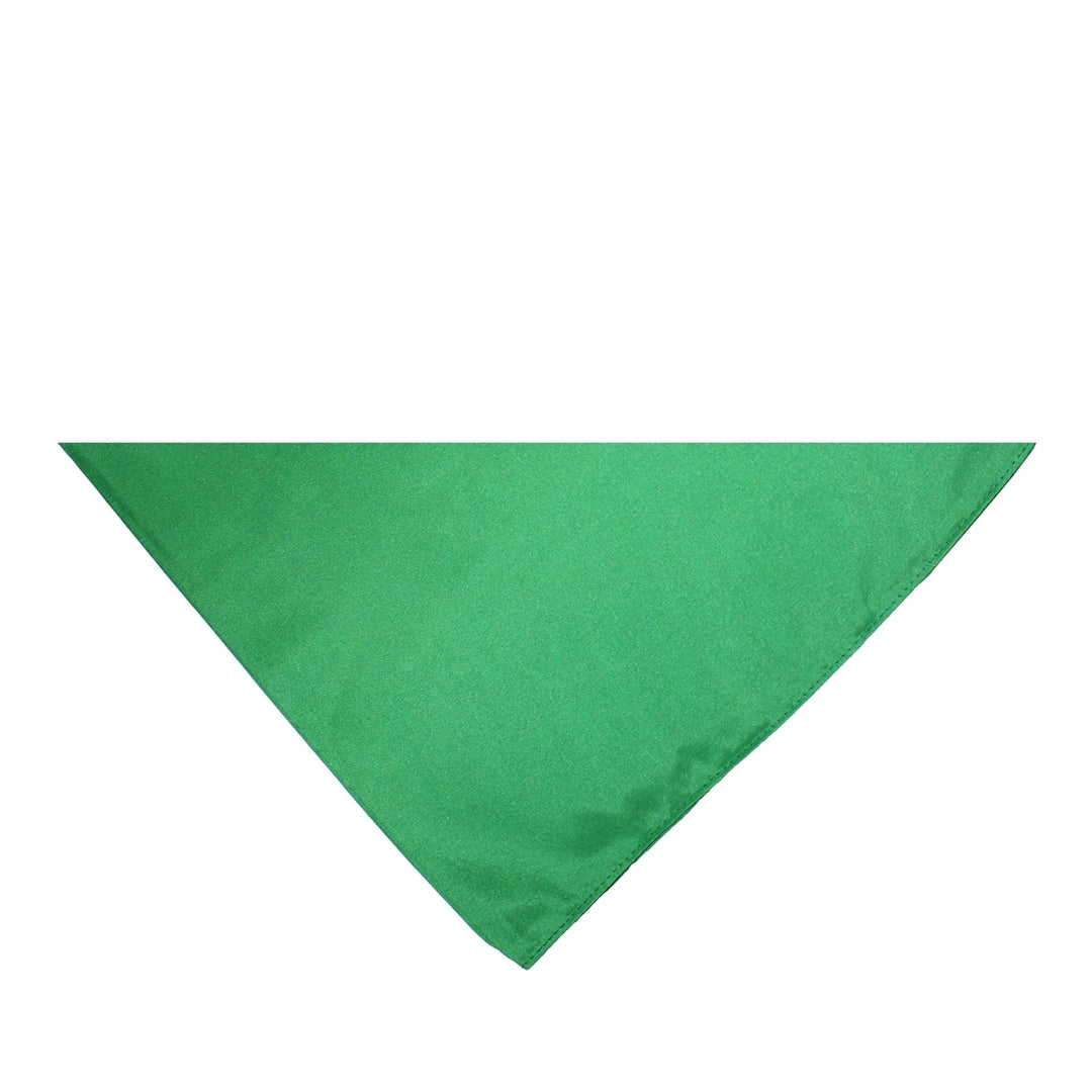 Jordefano Pack of 11 Triangle Cotton Bandanas Solid Colors 30x19 Poly Cotton Image 4