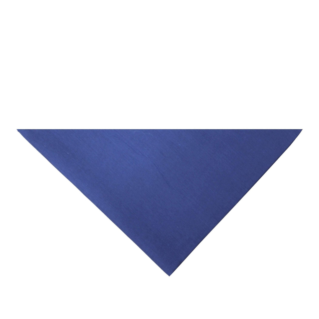 Jordefano Triangle Bandanas Pack of 12 Polyester Solid Colors 30x19 Inches Image 4