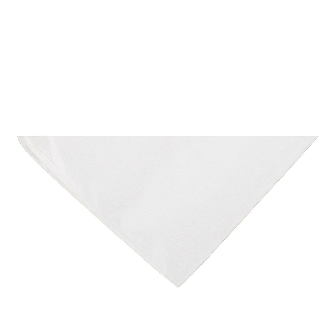 Balec Pack of 9 Triangle Cotton Bandanas Solid Colors 30x20 Durable Fabric Image 3