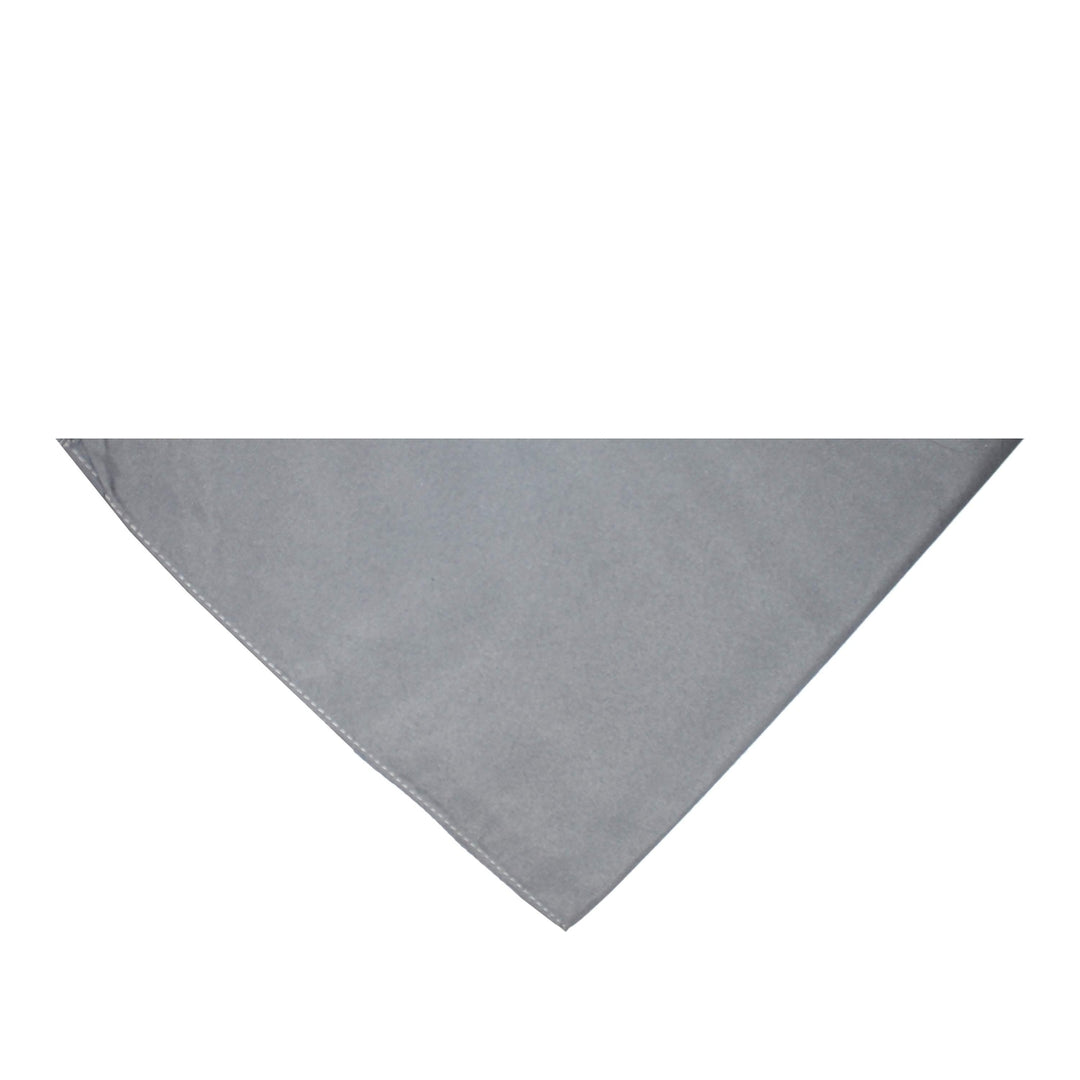 Jordefano Triangle Bandanas Pack of 9 Solid Color Polyester 30x19 inches Image 10