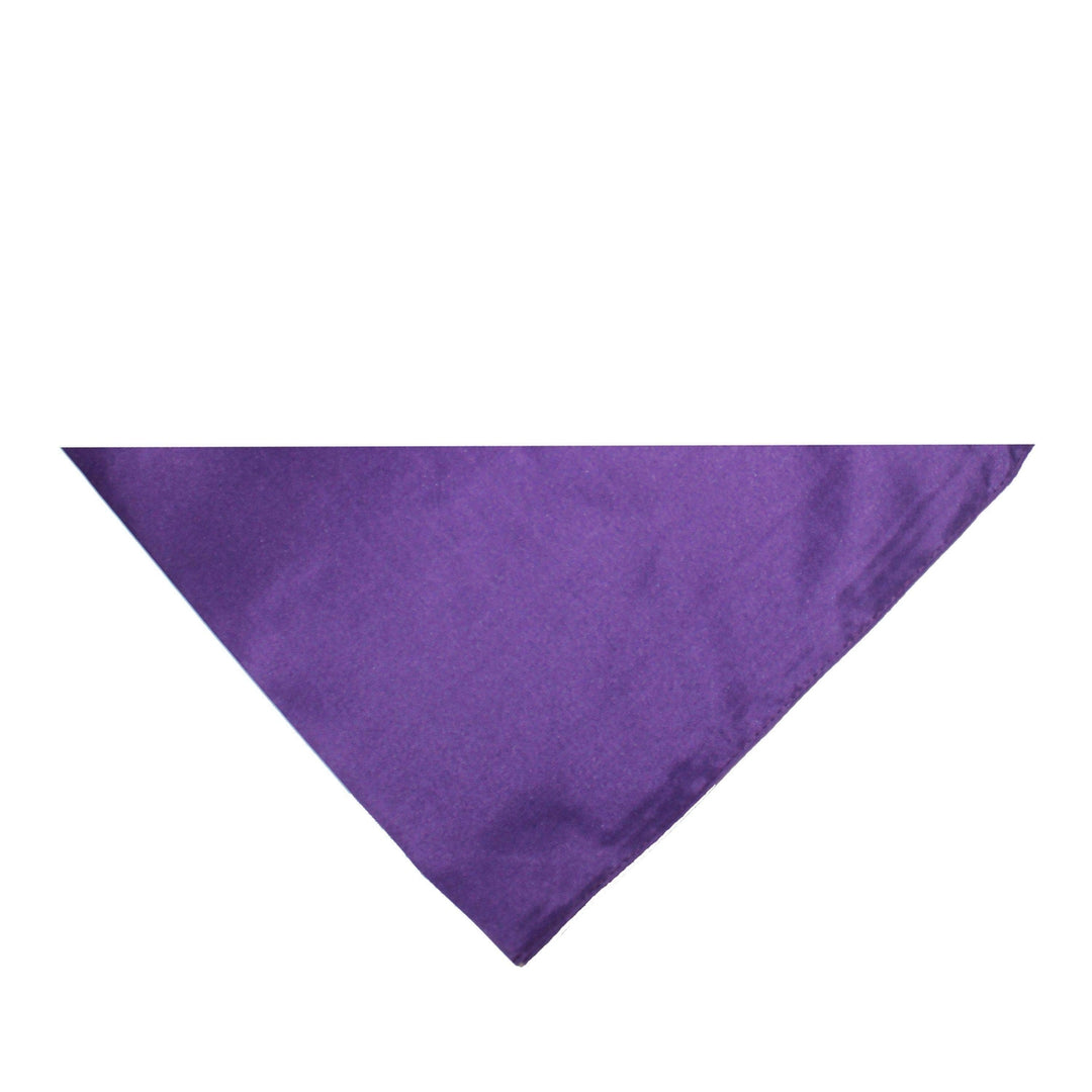 Pack of 9 Triangle Cotton Bandanas - Solid Colors and Polyester - 30 in x 20 in x 20 in Image 7