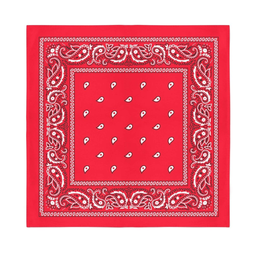 Paisley Polyester Unisex Bandanas - Pack of 20 - Bulk Wholesale Image 2