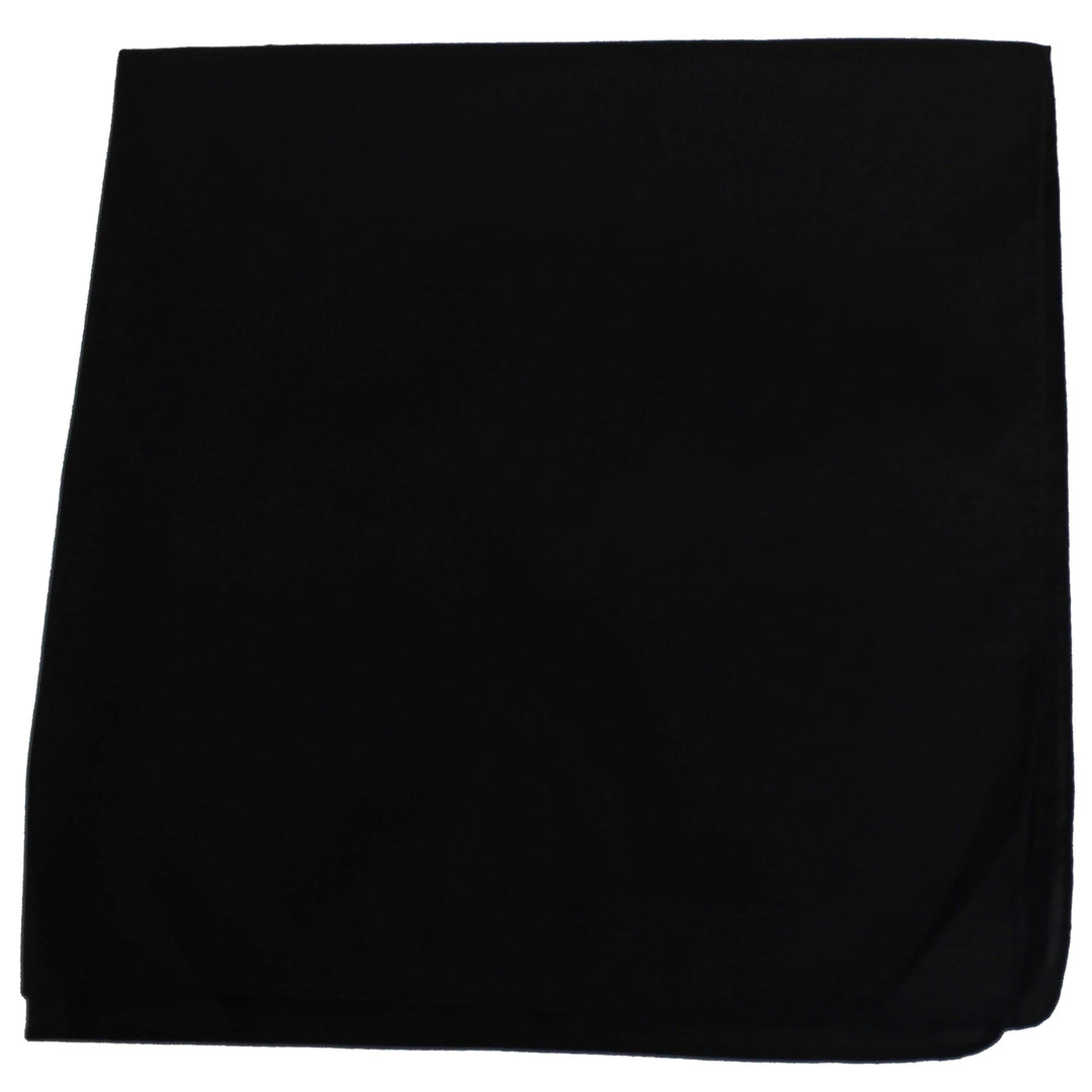 Extra Large Polyester Bandana 27x27 inches Solid Color Decoration Party Accessory Image 1