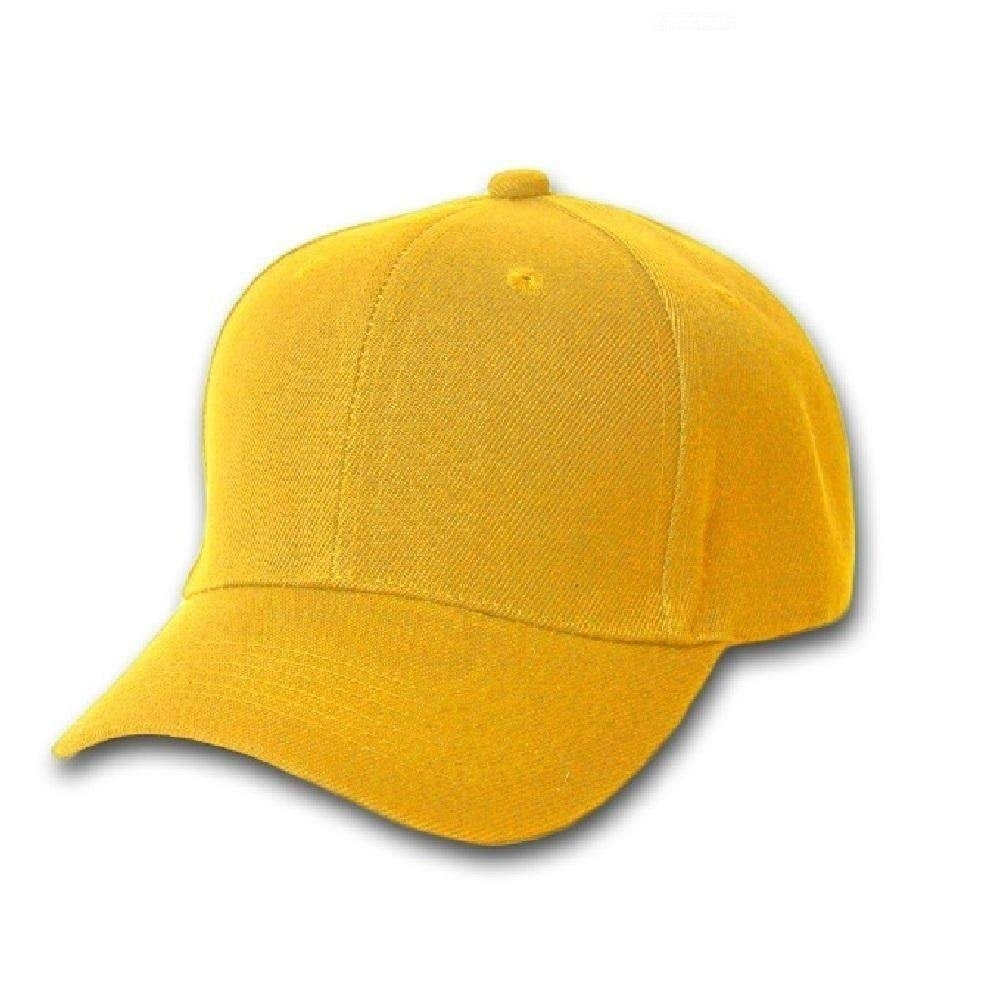 Unisex Adjustable Plain Baseball Cap Solid Color Hat Max Comfort Packs of 1-24 Image 4