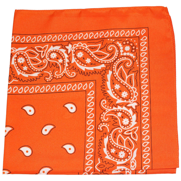 Pack of 5 X-Large Paisley Cotton Printed Bandana - 27 x 27 inches Image 10