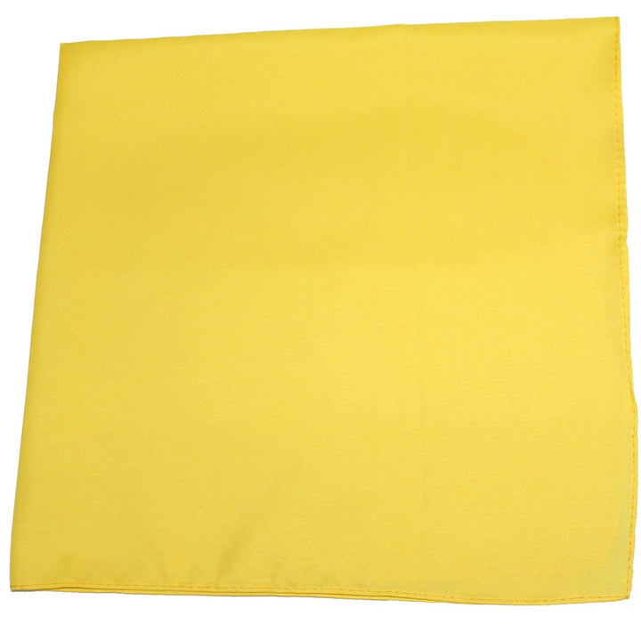 Set of 72 Mechaly Unisex Solid Polyester Plain Bandanas - Bulk Wholesale Image 1