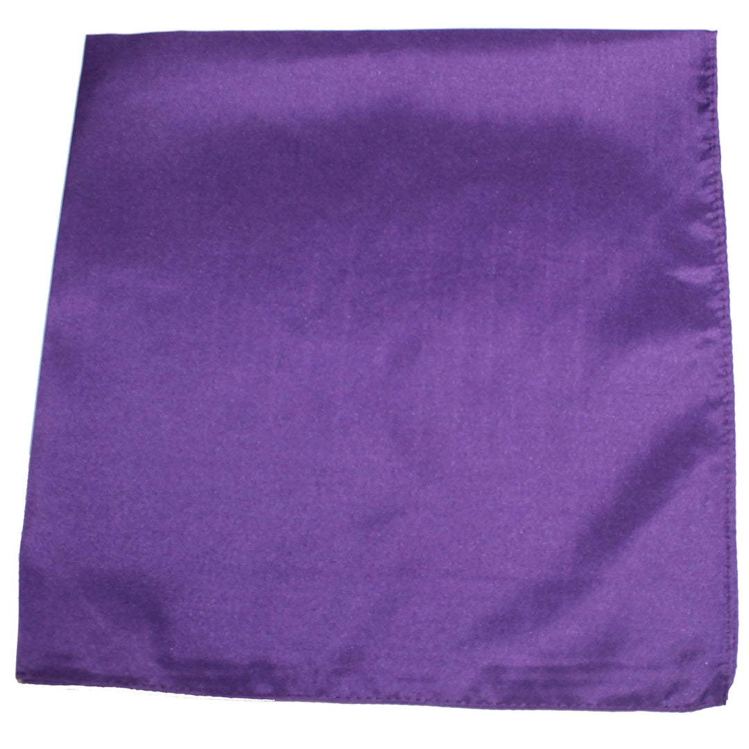 Solid 100% Cotton Unisex Bandana Image 8