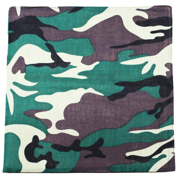 Solid 100% Cotton Unisex Bandana Image 12