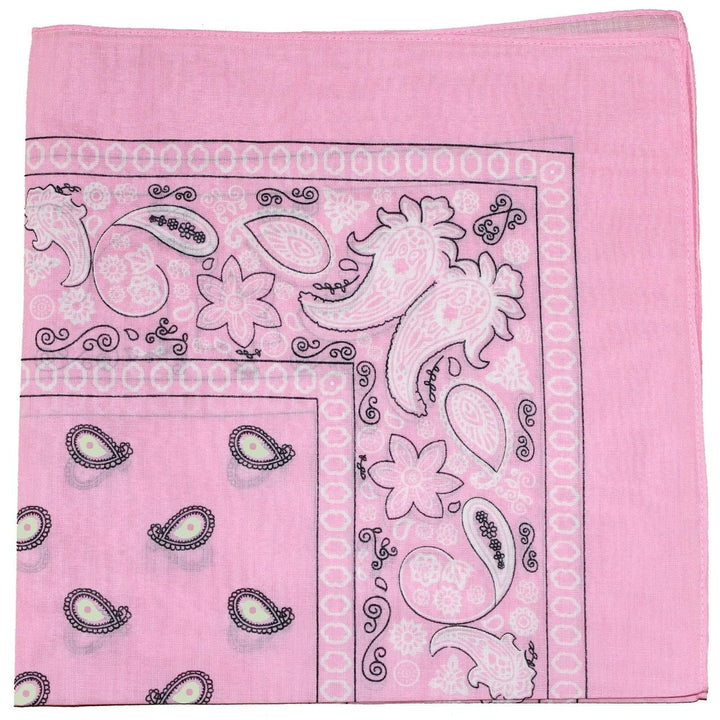 Unibasic Paisley Cotton Bandana 18 Pack Head Wrap Hair Tie Handkerchief Image 12