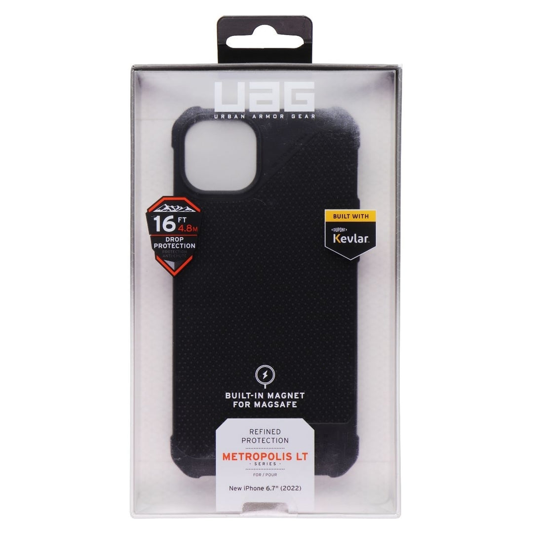 UAG Metropolis LT Series Case with  for Apple iPhone 14 Plus - Black Image 1