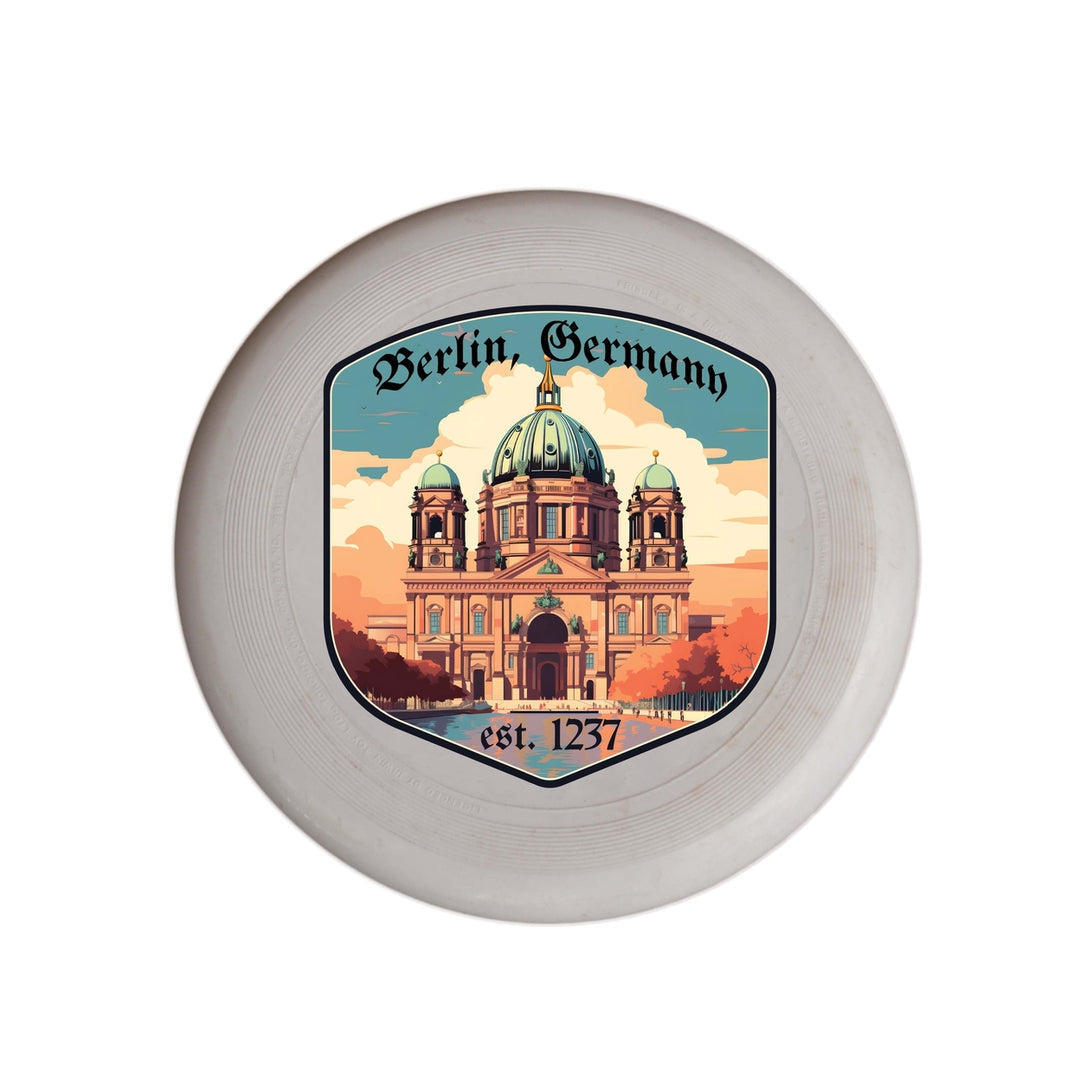 Berlin Germany Design B Souvenir Frisbee Flying Disc Image 1