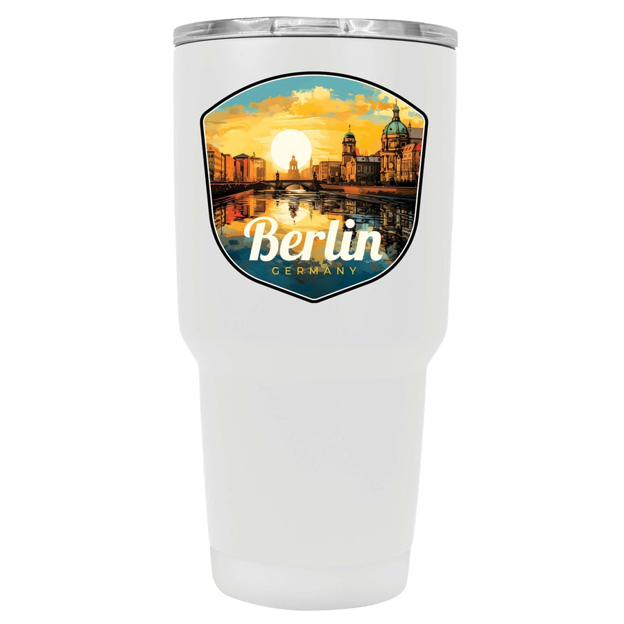 Berlin Germany Design C Souvenir 24 oz Insulated Stainless Steel Tumbler Image 1