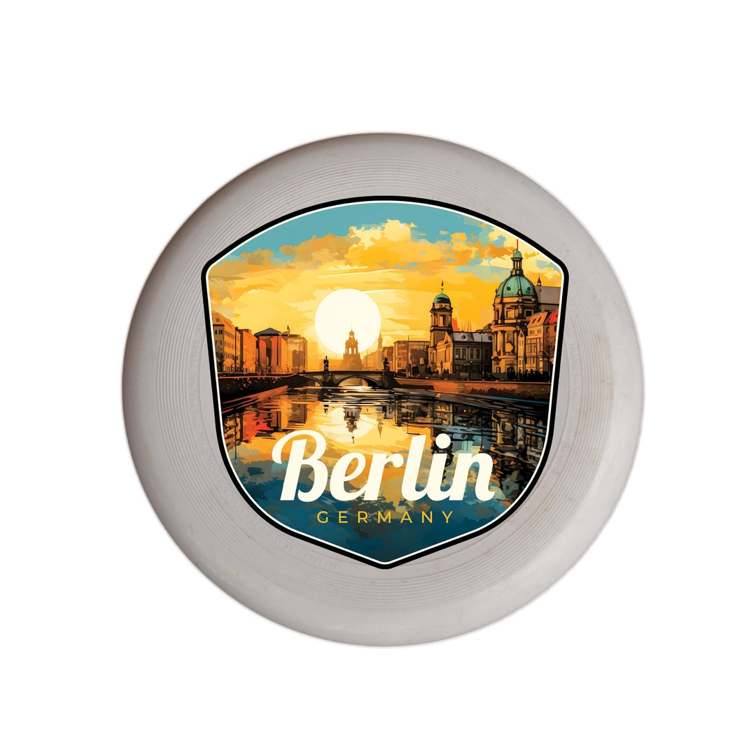 Berlin Germany Design C Souvenir Frisbee Flying Disc Image 1