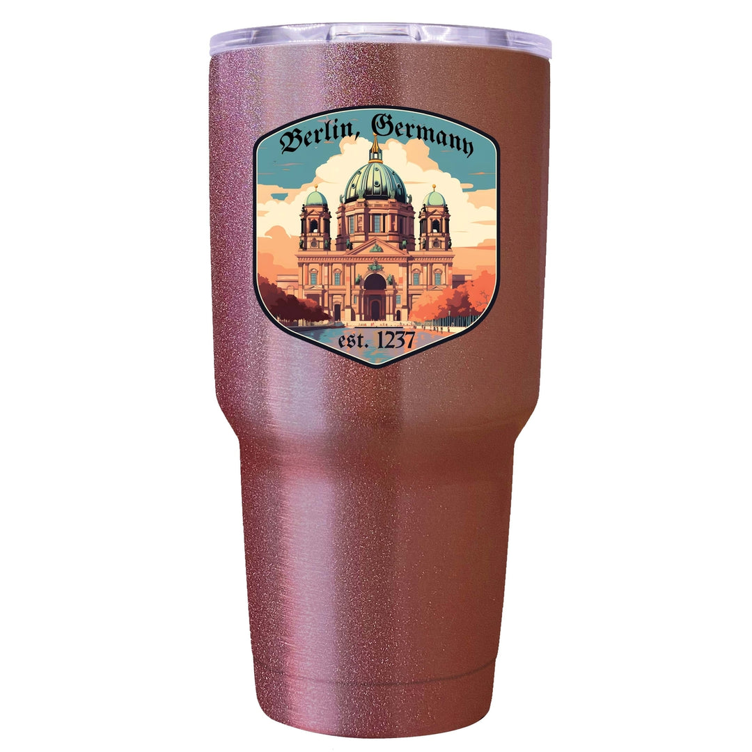 Berlin Germany Design B Souvenir 24 oz Insulated Stainless Steel Tumbler Image 4