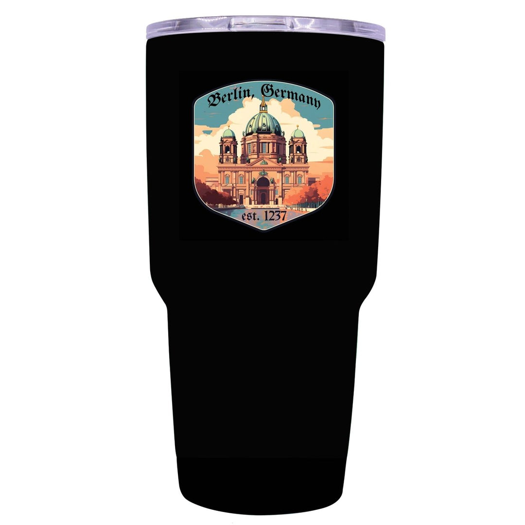 Berlin Germany Design B Souvenir 24 oz Insulated Stainless Steel Tumbler Image 6