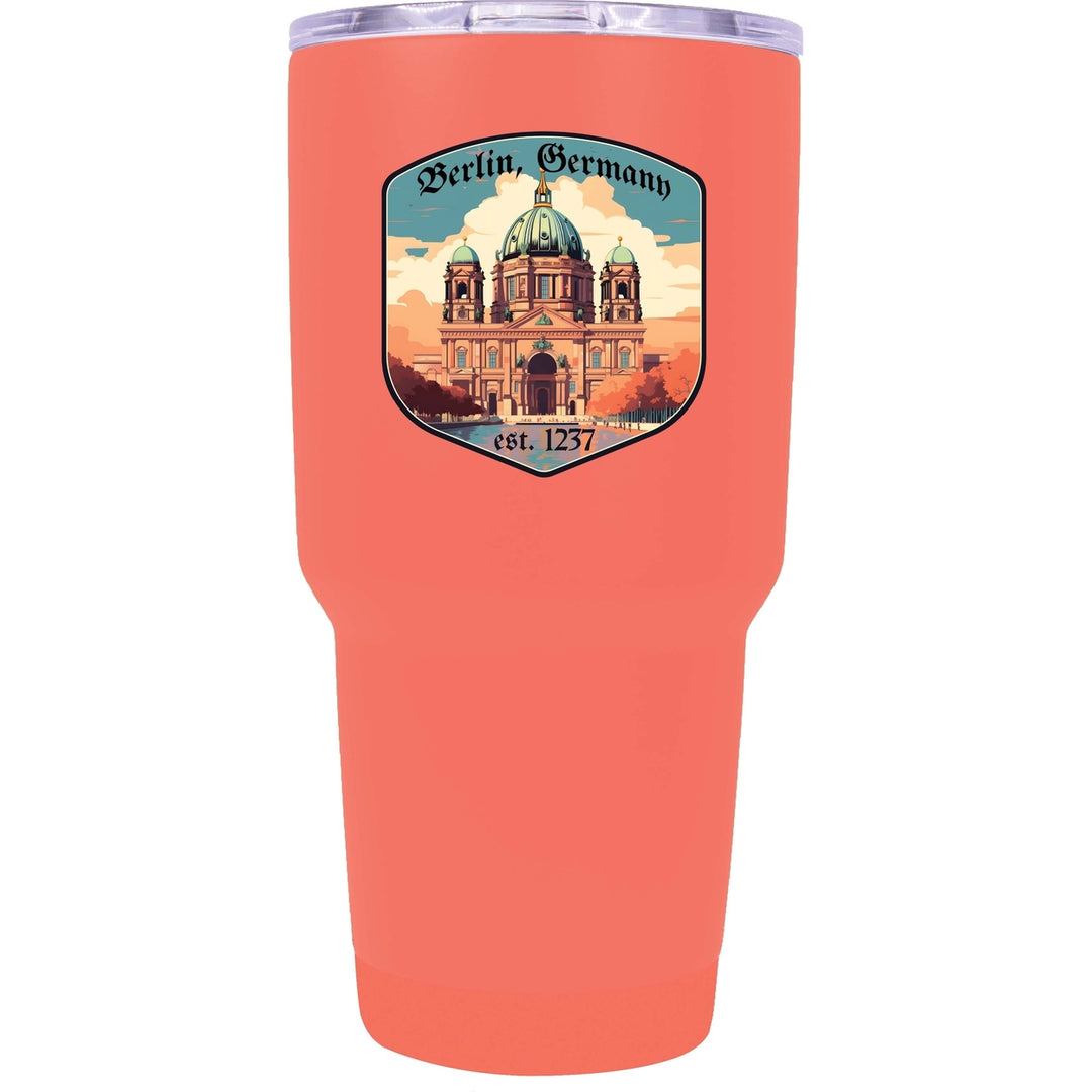 Berlin Germany Design B Souvenir 24 oz Insulated Stainless Steel Tumbler Image 7