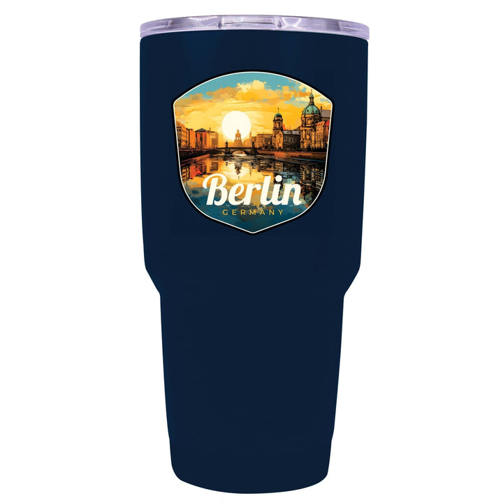 Berlin Germany Design C Souvenir 24 oz Insulated Stainless Steel Tumbler Image 6