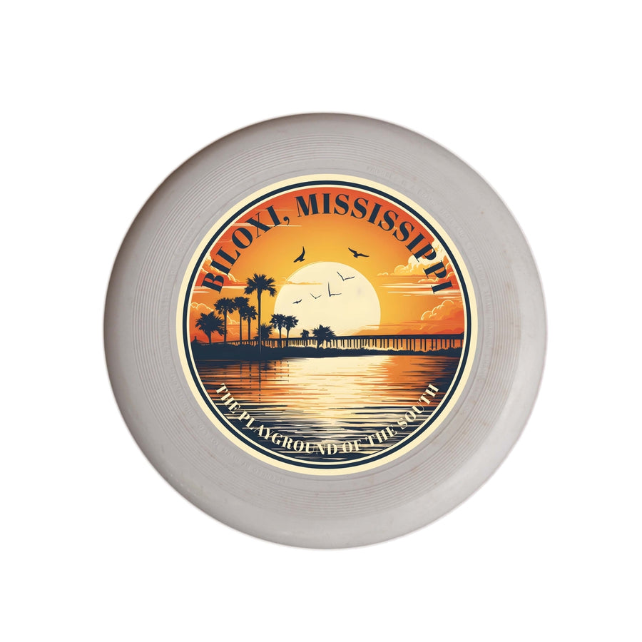 Biloxi Mississippi Design A Souvenir Frisbee Flying Disc Image 1