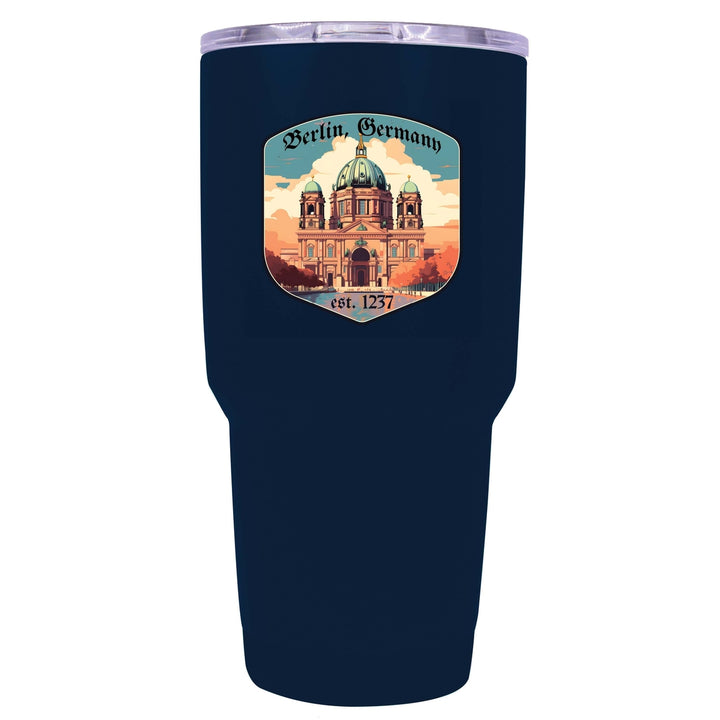 Berlin Germany Design B Souvenir 24 oz Insulated Stainless Steel Tumbler Image 9