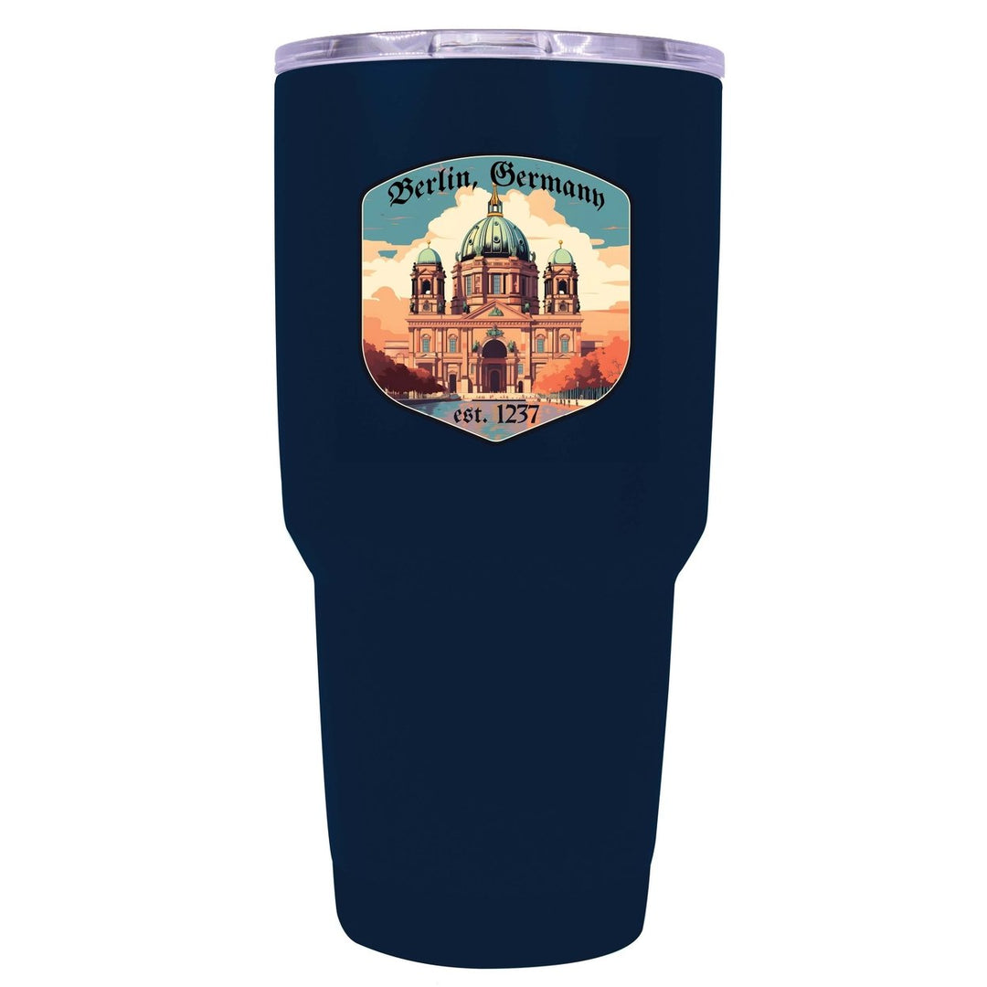 Berlin Germany Design B Souvenir 24 oz Insulated Stainless Steel Tumbler Image 1