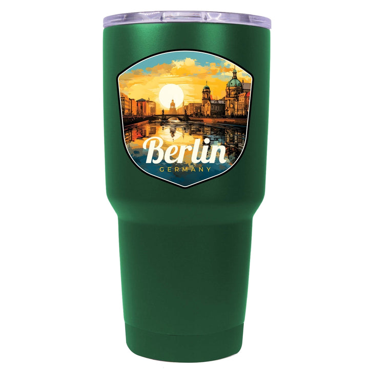 Berlin Germany Design C Souvenir 24 oz Insulated Stainless Steel Tumbler Image 7