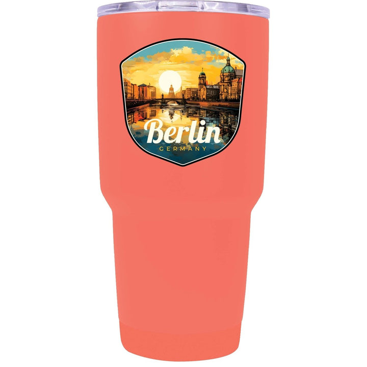 Berlin Germany Design C Souvenir 24 oz Insulated Stainless Steel Tumbler Image 1