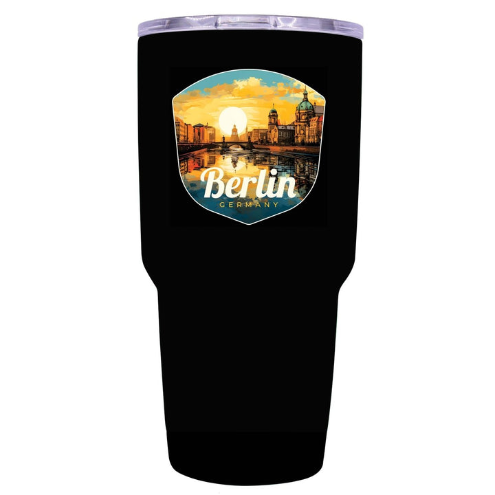 Berlin Germany Design C Souvenir 24 oz Insulated Stainless Steel Tumbler Image 9