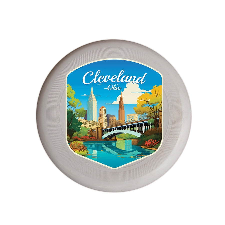 Cleveland Ohio Design B Souvenir Frisbee Flying Disc Image 1