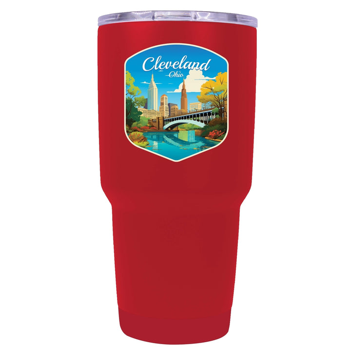 Cleveland Ohio Design B Souvenir 24 oz Insulated Stainless Steel Tumbler Image 7